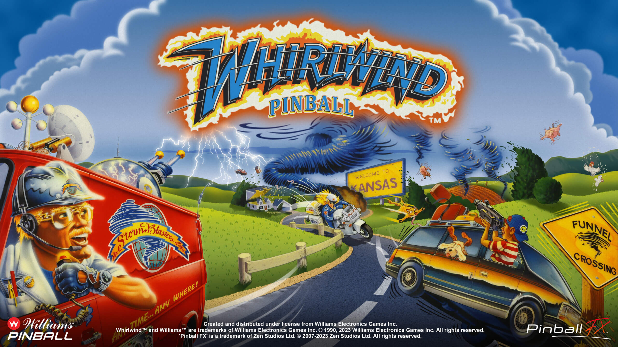 whirlwind pinball game