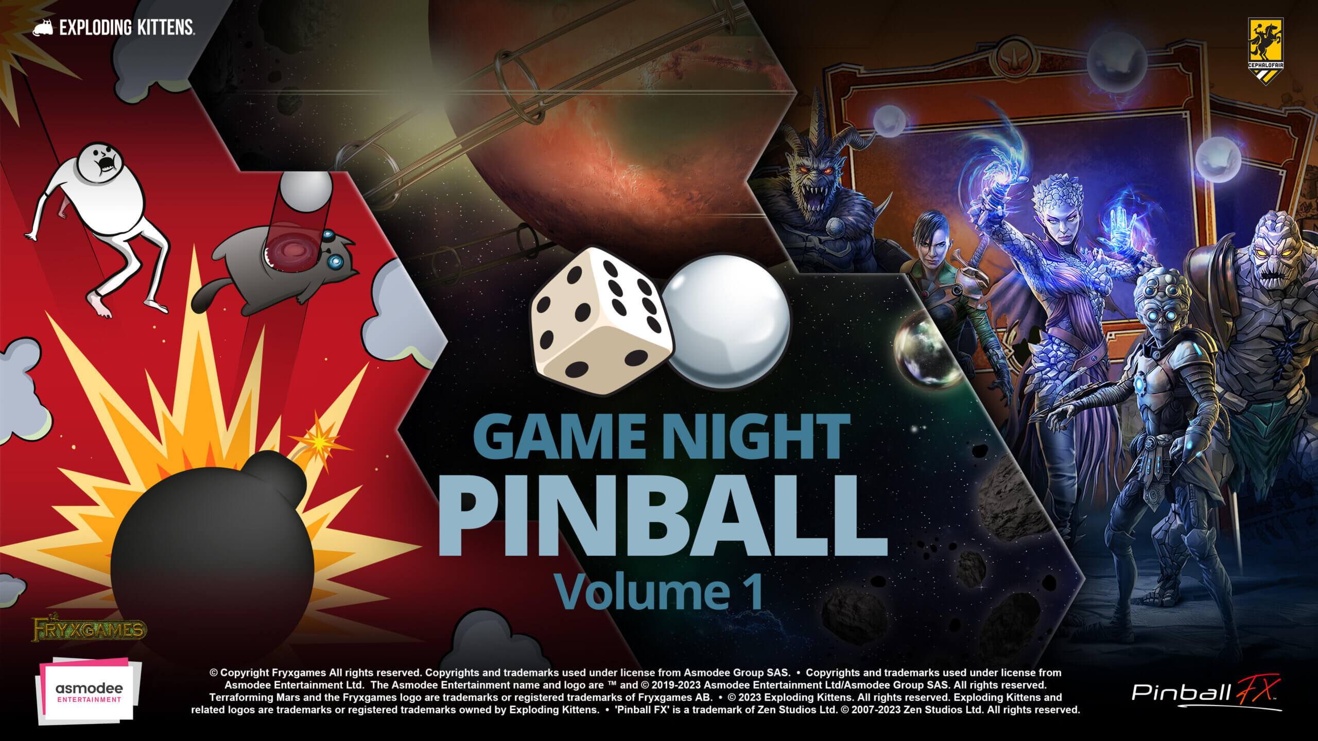 Game Night Pinball Volume 1 | Zen Studios Ltd.